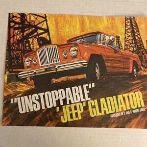 1965 Jeep Gladiator Pickup Truck Sales Brochure-Original